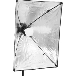 vidaXL Kit de estudio fotográfico con set de luces, fondo y reflector