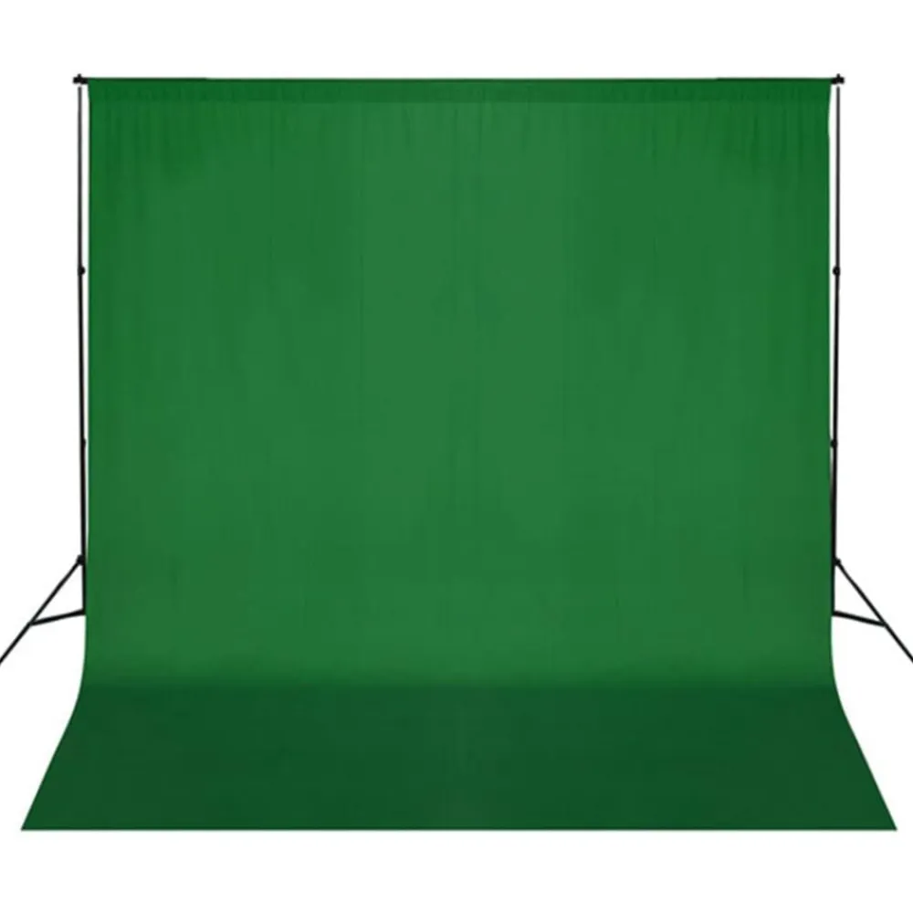 vidaXL Kit de estudio fotográfico con set de luces y fondo Verde Best