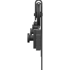 vidaXL Materiales De Construcción-Kit de herrajes para puertas correderas acero negro 183 cm