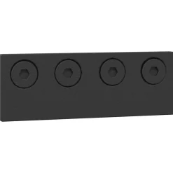 vidaXL Kit de herrajes para puertas correderas acero negro 366 cm Sale