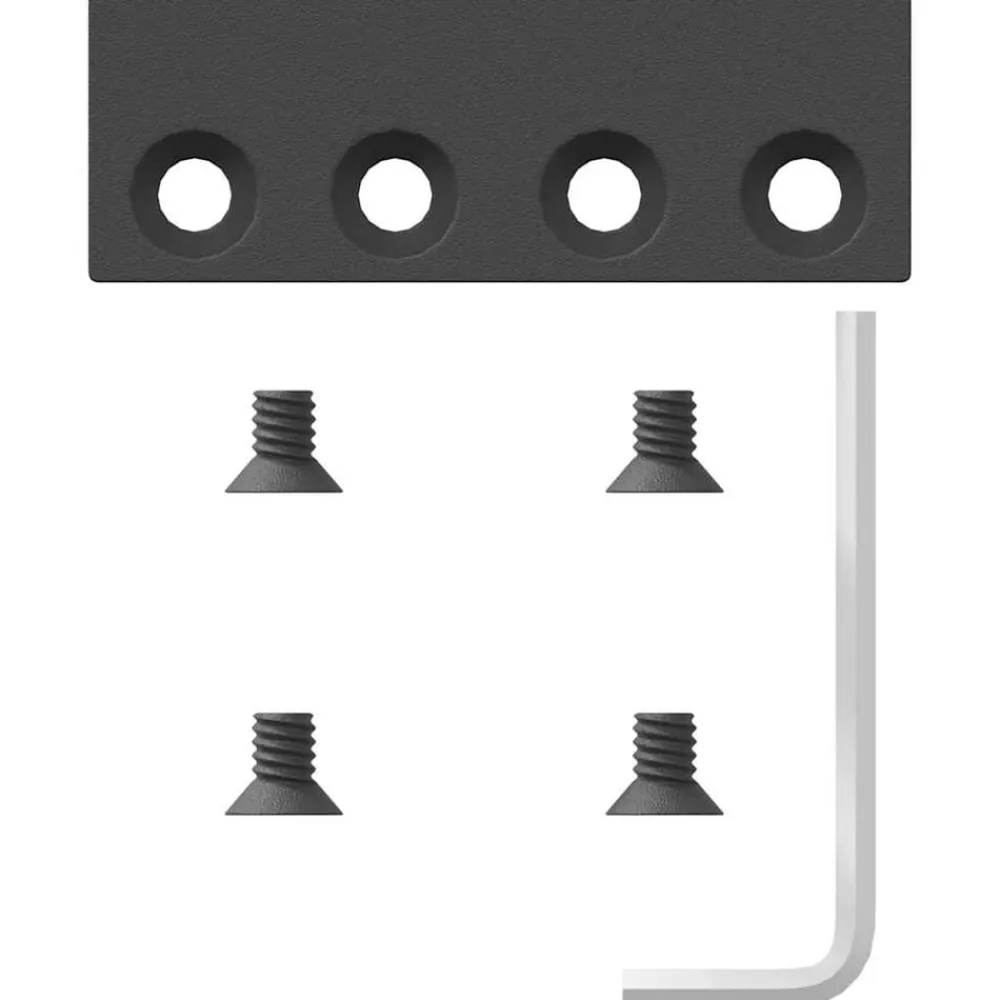 vidaXL Materiales De Construcción-Kit de herrajes para puertas correderas acero negro 366 cm