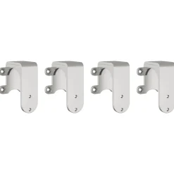 vidaXL Materiales De Construcción-Kit de herrajes para puerta corredera 200 cm acero plateado