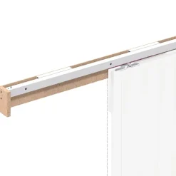 vidaXL Kit de herrajes para puertas correderas aleación de aluminio