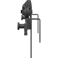 vidaXL Kit de herrajes para puertas correderas acero negro 183 cm Discount