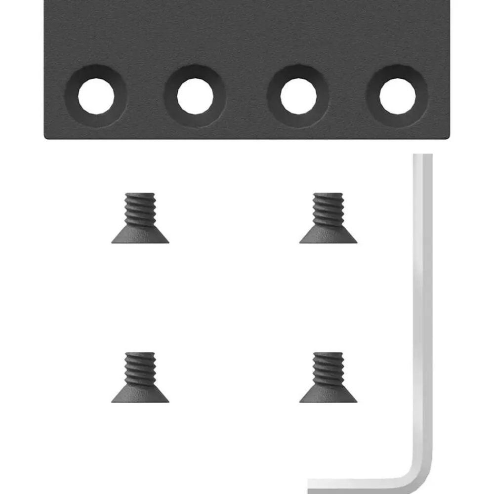 vidaXL Kit de herrajes para puertas correderas acero negro 366 cm Discount