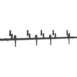 vidaXL Kit de herrajes para puertas correderas acero negro 213,5 cm Online