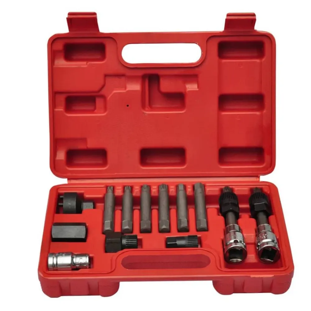 vidaXL Equipo & Herramientas De Taller-Kit de herramientas para alternador para coche