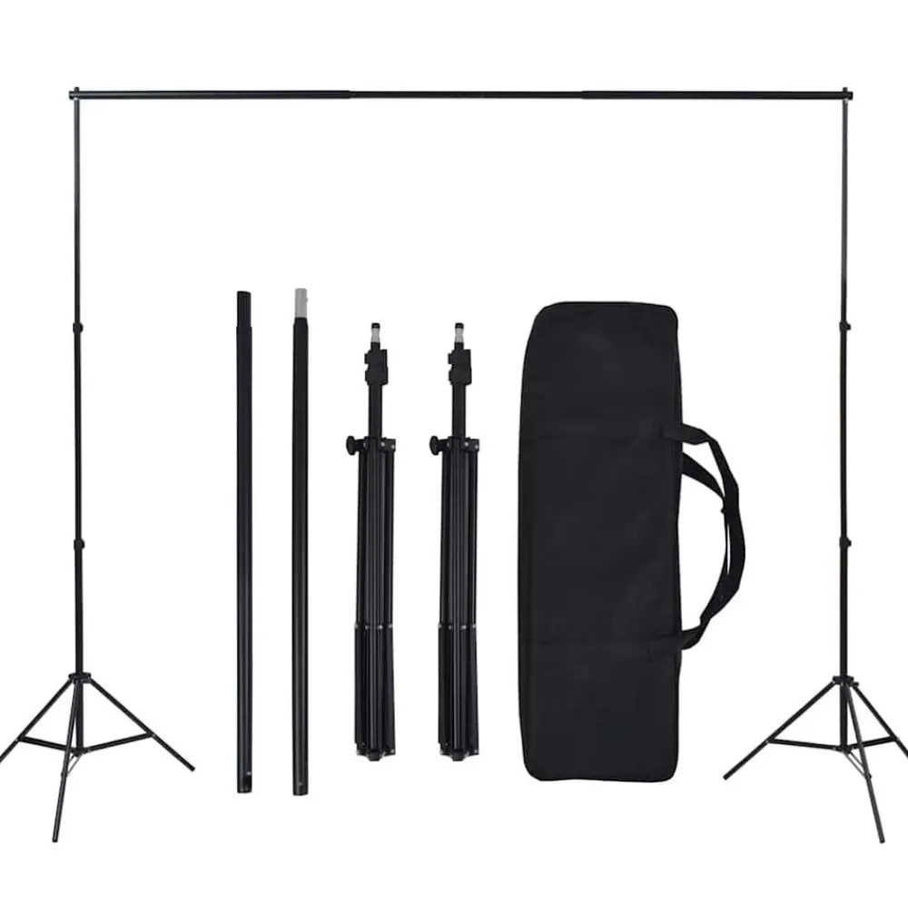 vidaXL Cámaras Y Objetivos-Kit de iluminación de estudio de fotografía