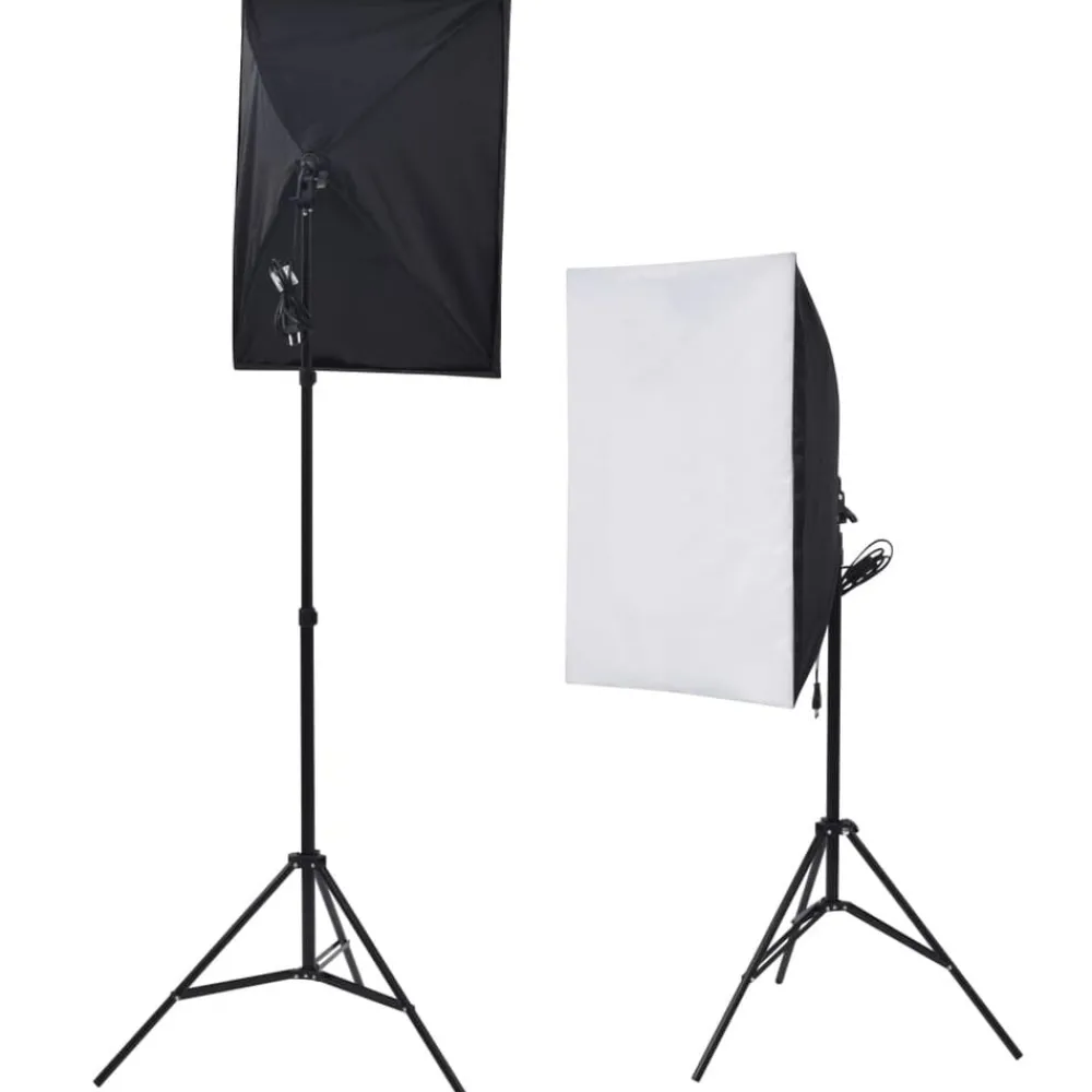vidaXL Cámaras Y Objetivos-Kit de iluminación de estudio de fotografía