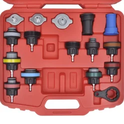 vidaXL Equipo & Herramientas De Taller-Kit de prueba de presión del radiador de 18 piezas