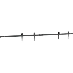 vidaXL Accesorios De Bricolaje-Kit de puerta corredera de armario acero carbono 183 cm