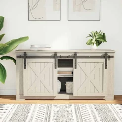 vidaXL Accesorios De Bricolaje-Kit de puerta corredera de armario acero carbono 122 cm