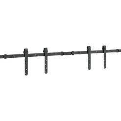 vidaXL Accesorios De Bricolaje-Kit de puerta corredera de armario acero carbono 122 cm