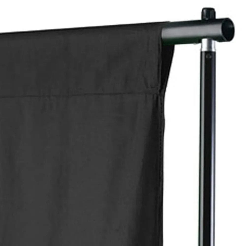 vidaXL Kit estudio fotográfico con telón de fondo, lámparas y paraguas Negro