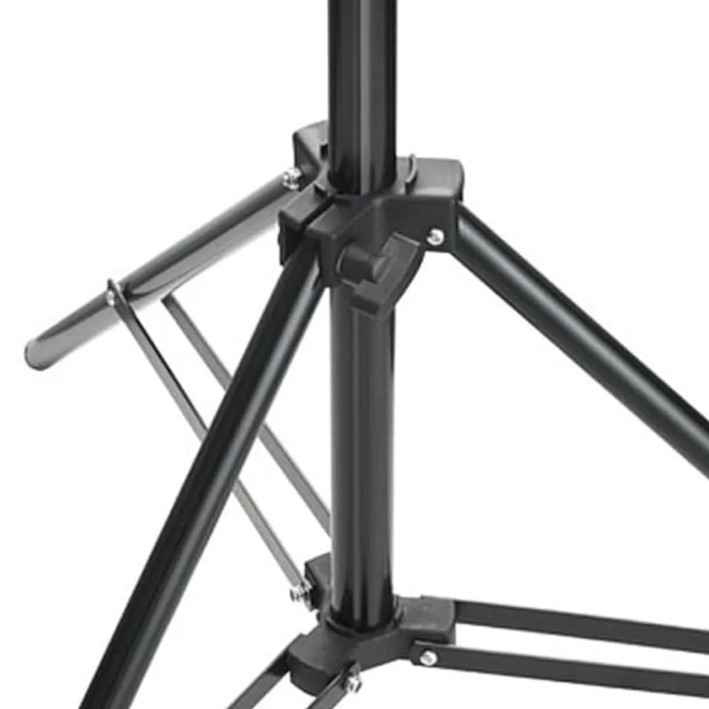 vidaXL Kit estudio fotográfico con telón de fondo, lámparas y paraguas Negro