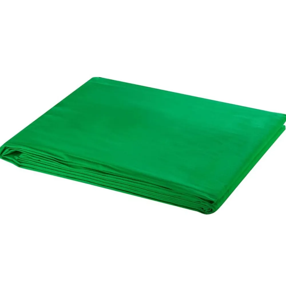 vidaXL Kit estudio fotográfico con telón de fondo, lámparas y paraguas Verde Online