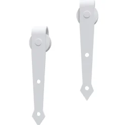 vidaXL Materiales De Construcción-Kit herrajes para puertas correderas de 200 cm de acero