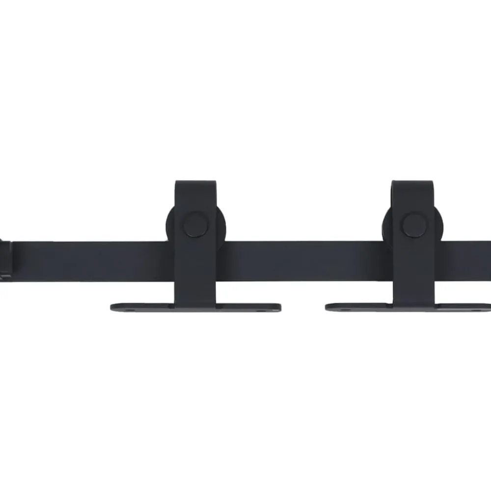 vidaXL Kit mini puerta corredera de armario acero carbono 183 cm Clearance