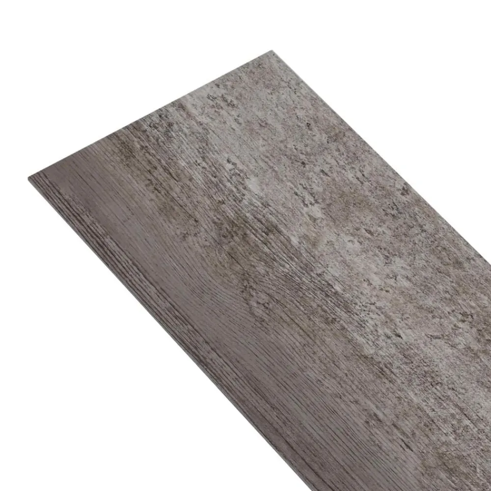 vidaXL Materiales De Construcción-Lama de Suelo Autoadhesiva 32 pcs Madera a Rayas 4,46 m² PVC