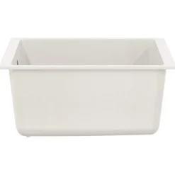 vidaXL Fontanería-Lavabo 370 x 460 mm 80% Cuarzo y 20% Resina