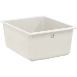 vidaXL Fontanería-Lavabo 370 x 460 mm 80% Cuarzo y 20% Resina