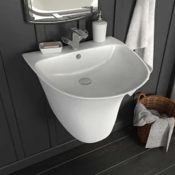 vidaXL Fontanería-Lavabo 47 x 45 x 37 cm Cerámica Glaseada