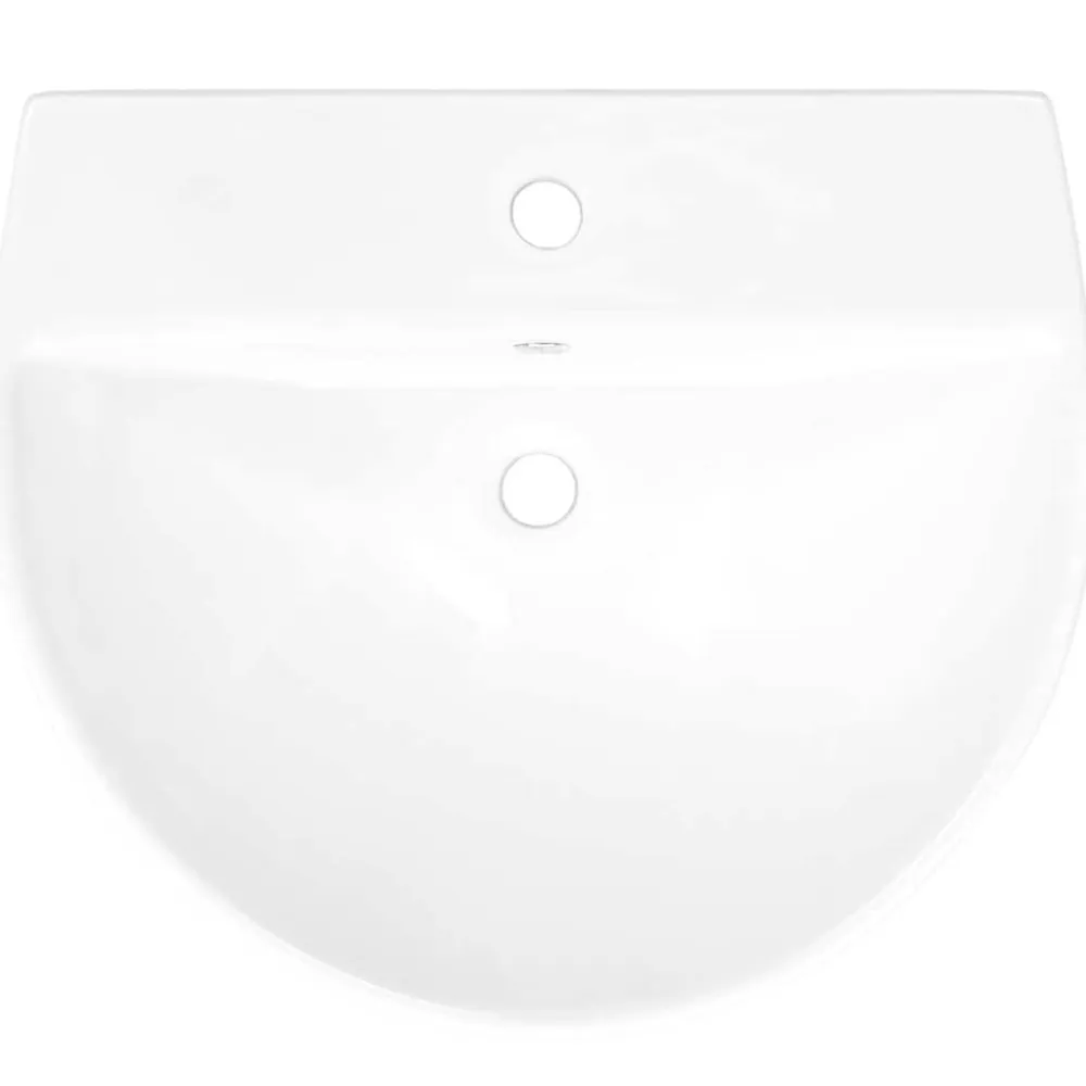 vidaXL Fontanería-Lavabo 56 x 48 x 42 cm Cerámica Glaseada