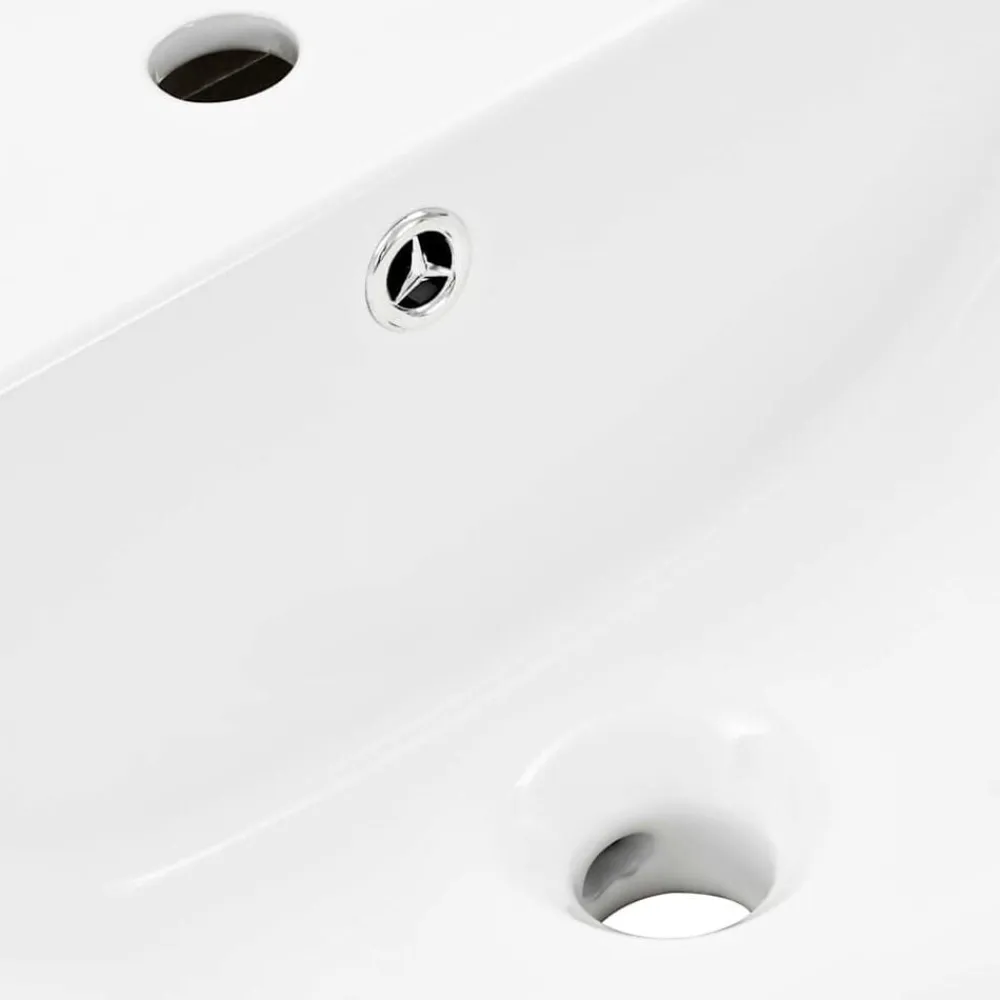 vidaXL Fontanería-Lavabo 56 x 48 x 42 cm Cerámica Glaseada