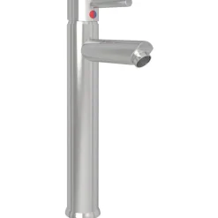 vidaXL Fontanería-Lavabo baño grifo&desagüe de empuje vidrio templado esmerilado