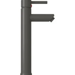 vidaXL Fontanería-Lavabo baño grifo&desagüe de empuje vidrio templado esmerilado