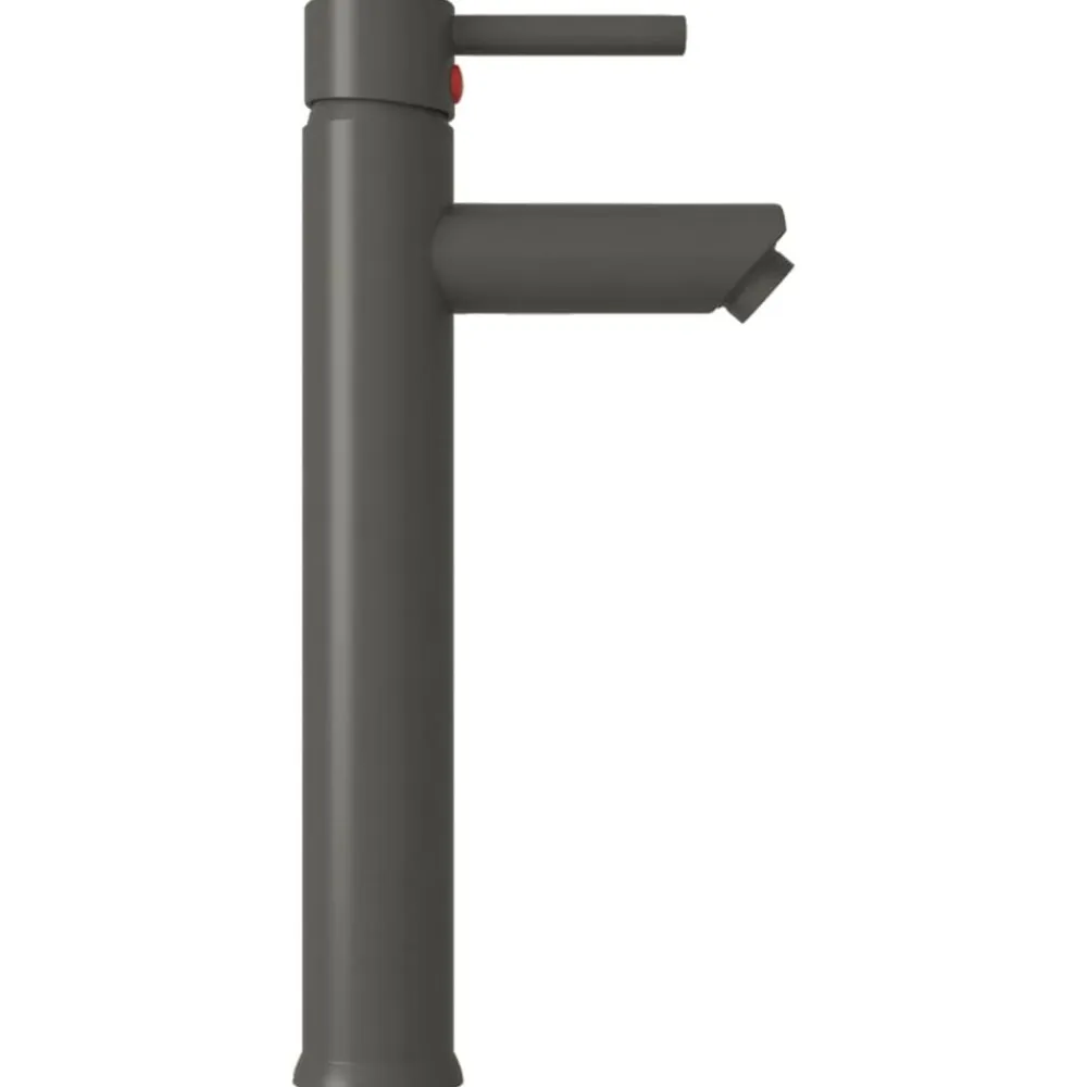 vidaXL Fontanería-Lavabo baño grifo&desagüe de empuje vidrio templado esmerilado