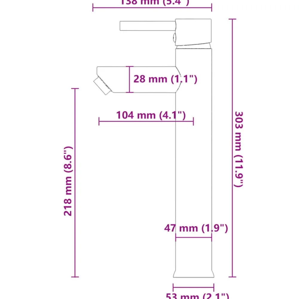 vidaXL Fontanería-Lavabo baño grifo&desagüe de empuje vidrio templado esmerilado
