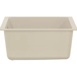 vidaXL Fontanería-Lavabo 370 x 460 mm 80% Cuarzo y 20% Resina
