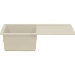 vidaXL Lavabo 780 x 500 mm 80% Cuarzo y 20% Resina Beige Outlet