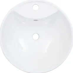 vidaXL Lavabo con rebosadero 46,5x18 cm cerámica Blanco Online