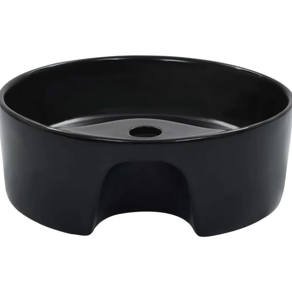 vidaXL Fontanería-Lavabo con rebosadero 36x13 cm cerámica