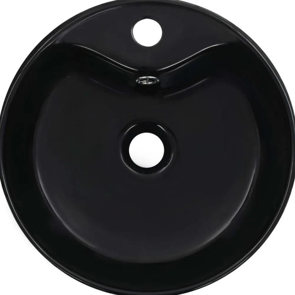 vidaXL Fontanería-Lavabo con rebosadero 36x13 cm cerámica