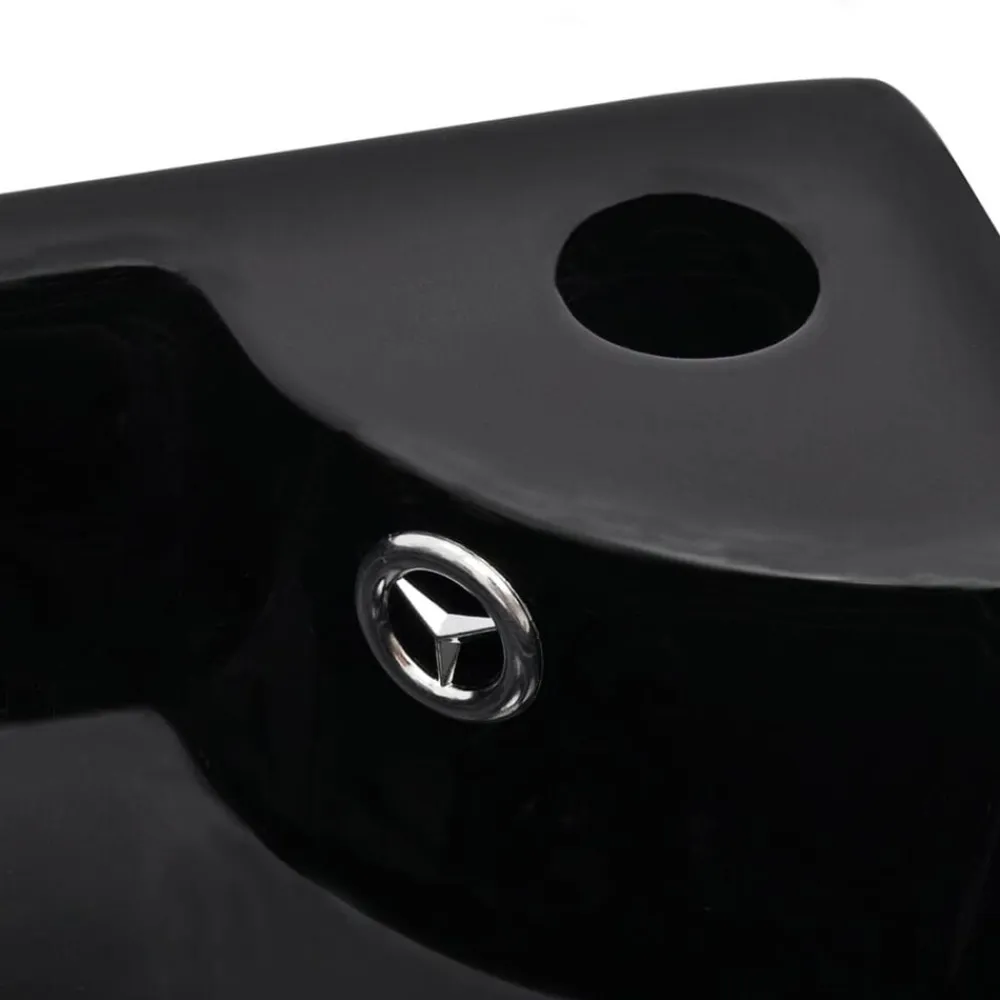 vidaXL Fontanería-Lavabo con rebosadero 45x32x12,5 cm