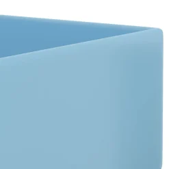 vidaXL Lavabo con rebosadero cerámica Azul claro Clearance