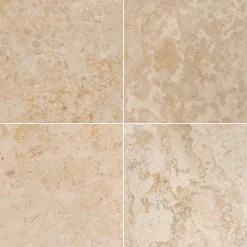 vidaXL Lavabo mármol 40x40x10 cm Crema Clearance