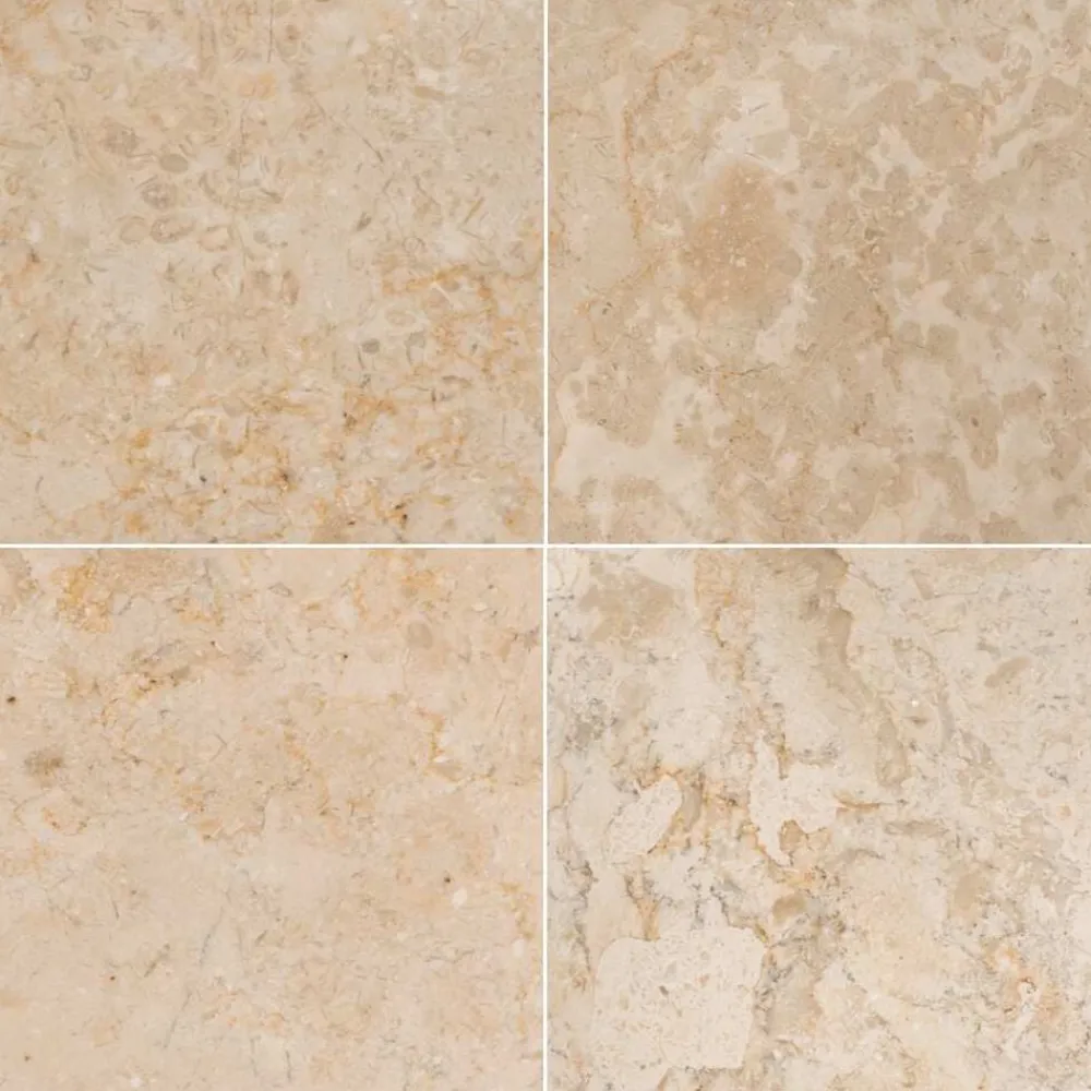 vidaXL Lavabo mármol 40x40x10 cm Crema Clearance
