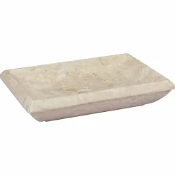 vidaXL Lavabo mármol 50x35x10 cm Crema Best