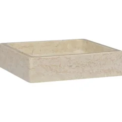 vidaXL Fontanería-Lavabo mármol 40x40x10 cm