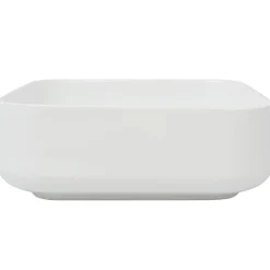 vidaXL Fontanería-Lavabo cuadrado de cerámica 39x39x13,5 cm