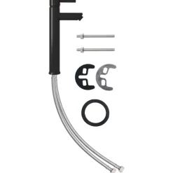 vidaXL Lavabo de baño grifo y desagüe de empuje vidrio templado marrón Outlet