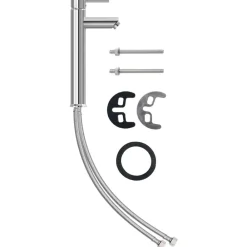 vidaXL Lavabo de baño grifo y desagüe de empuje vidrio templado marrón New