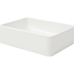 vidaXL Lavabo de cerámica 41x30x12 cm Blanco Best