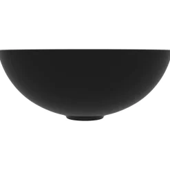 vidaXL Fontanería-Lavabo de cuarto de baño redondo cerámica
