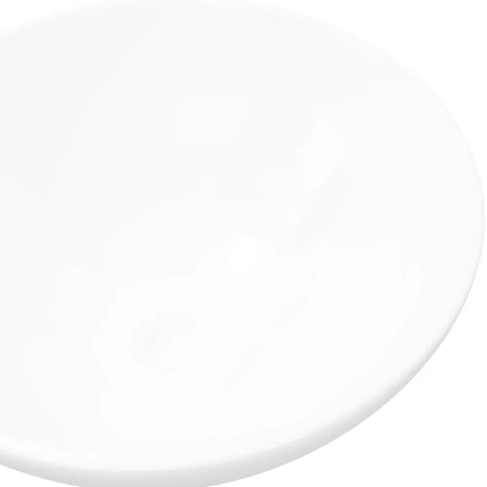 vidaXL Lavabo de cuarto de baño redondo cerámica Blanco Online