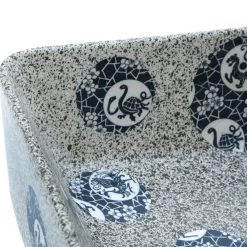 vidaXL Lavabo de encimera rectangular cerámica 46x35,5x13cm Multicolor Online